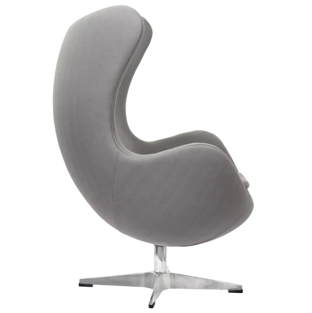 Кресло EGG CHAIR светло-серый кашемир (изображение №3)