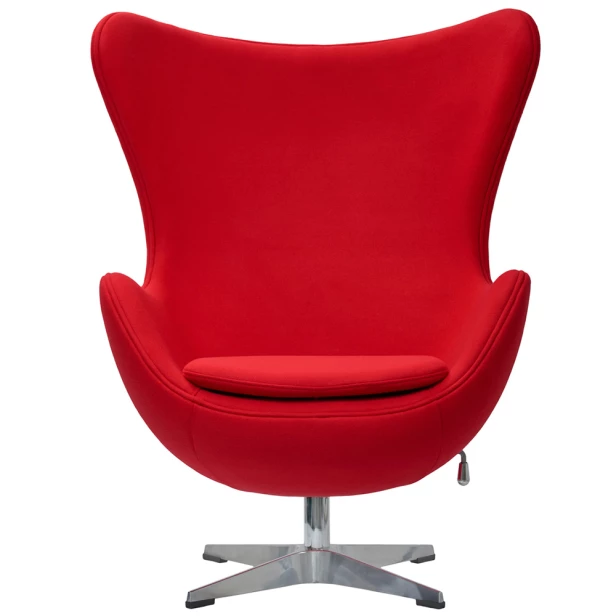 Кресло EGG CHAIR красный кашемир (изображение №2)