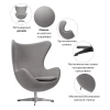 Кресло EGG CHAIR светло-серый кашемир (изображение №7)