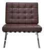 Кресло BARCELONA CHAIR коричневый (изображение №5)