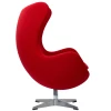 Кресло EGG CHAIR красный кашемир (изображение №3)