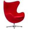 Кресло EGG CHAIR красный кашемир (изображение №1)