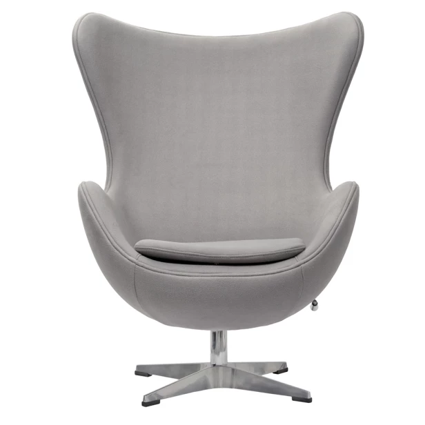 Кресло EGG CHAIR светло-серый кашемир (изображение №2)