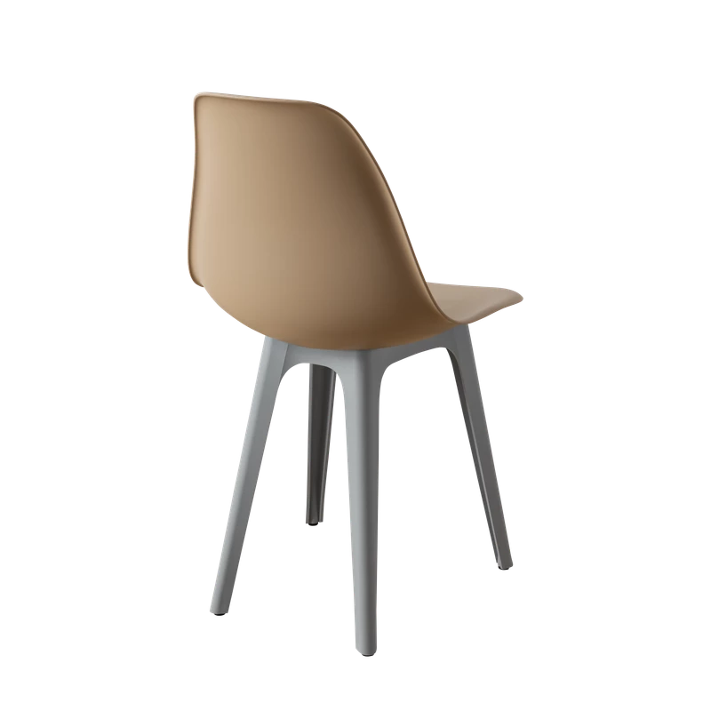 DERSTUHL Комплект стульев пластиковых 2 шт Plast Grey Eames (изображение №5)