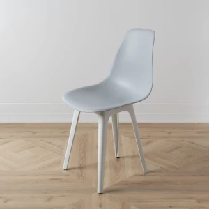 Второе фото. DERSTUHL Комплект стульев пластиковых 4 шт Plast White Eames