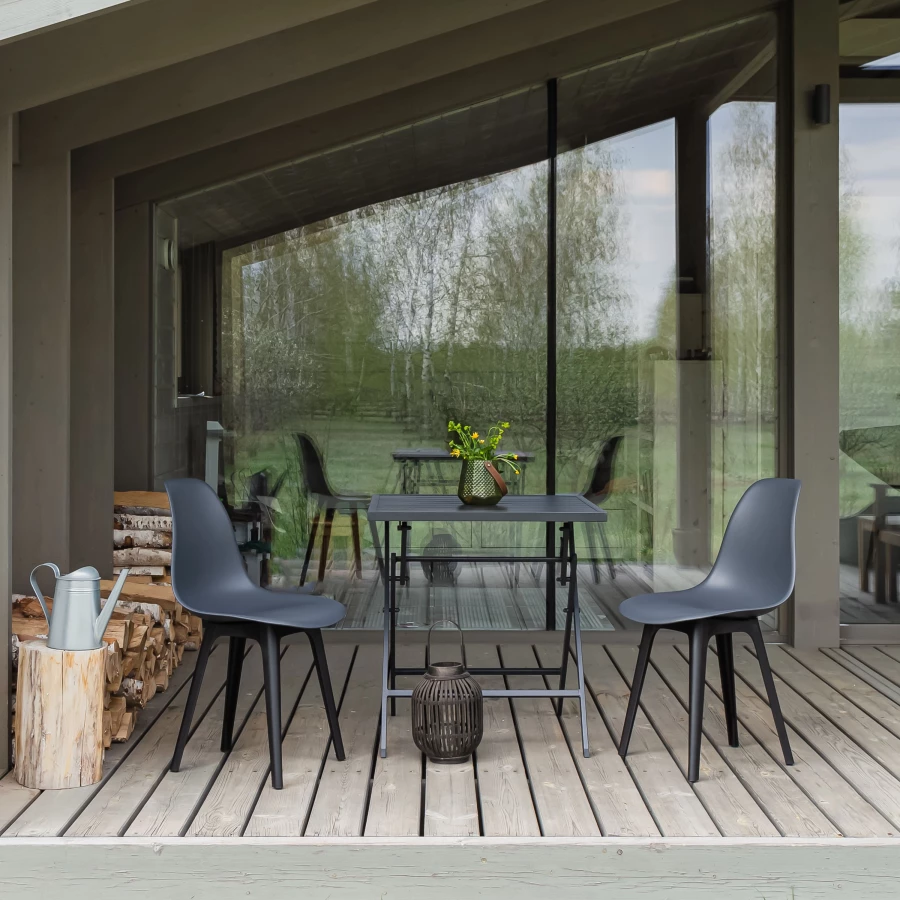 DERSTUHL Комплект стульев пластиковых 4 шт Plast Eames (изображение №4)