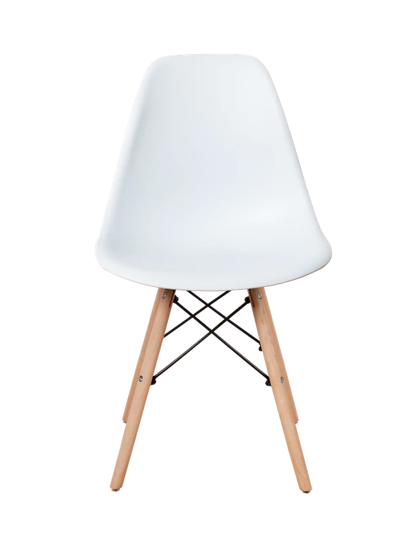 DERSTUHL Комплект стульев пластиковых 4 шт Wood Eames (изображение №3)