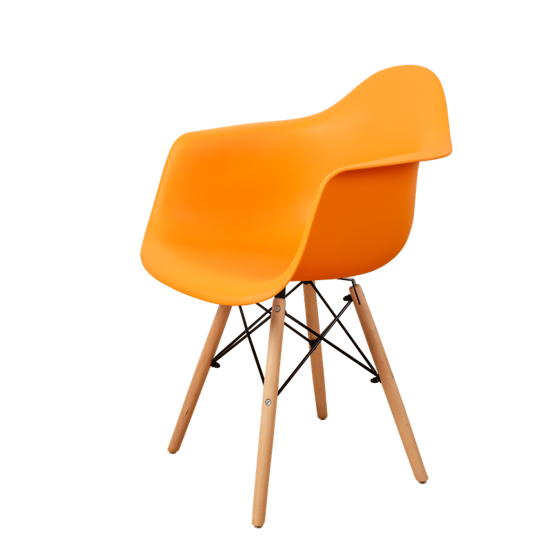 DERSTUHL Комплект стульев пластиковых 2 шт Wood Eames