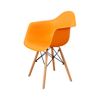 DERSTUHL Комплект стульев пластиковых 4 шт Wood Eames