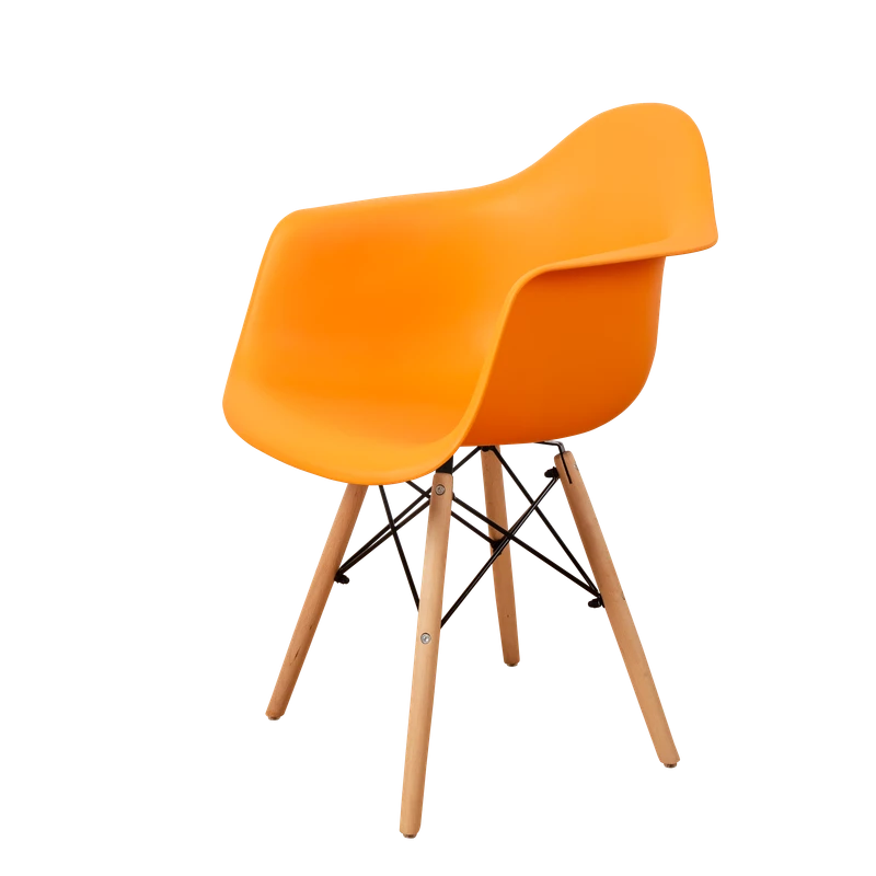 DERSTUHL Комплект стульев пластиковых 2 шт Wood Eames (изображение №1)