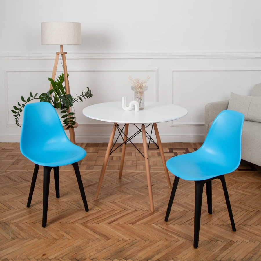 DERSTUHL Комплект стульев пластиковых 4 шт Plast Eames (изображение №2)