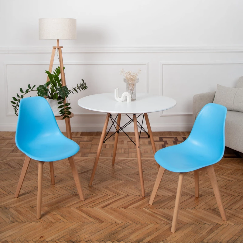 DERSTUHL Комплект стульев пластиковых 2 шт Grand Wood Eames (изображение №2)