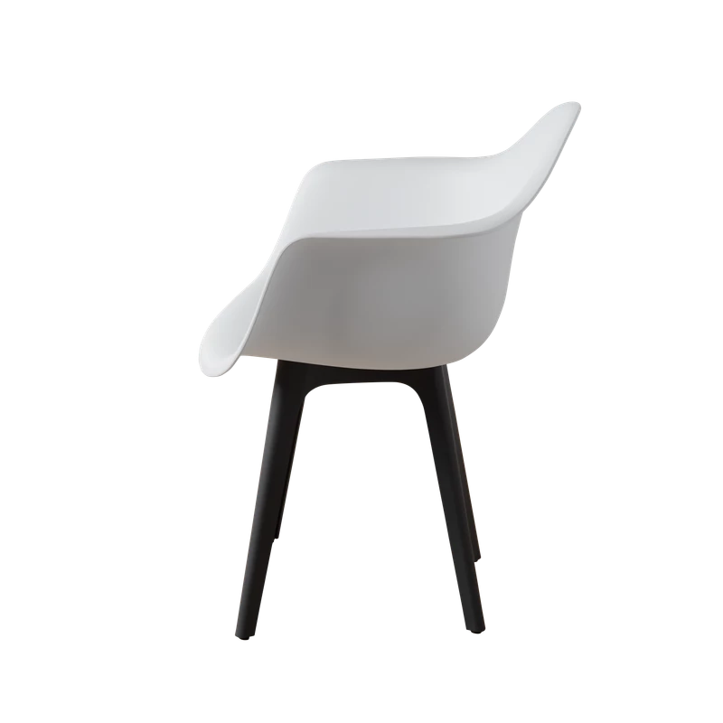 DERSTUHL Комплект стульев пластиковых 2 шт Plast Dark Grey Eames (изображение №4)
