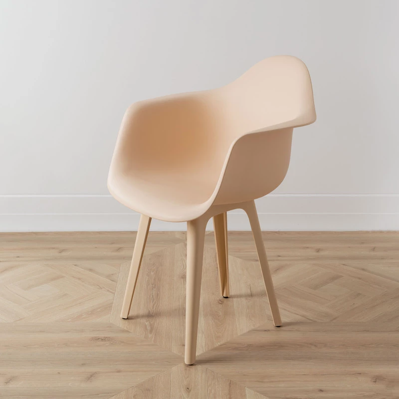 DERSTUHL Стул-кресло из пластика Plast Beige Eames (изображение №6)