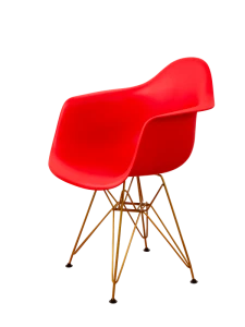 DERSTUHL Комплект стульев пластиковых 4 шт Gold Eames