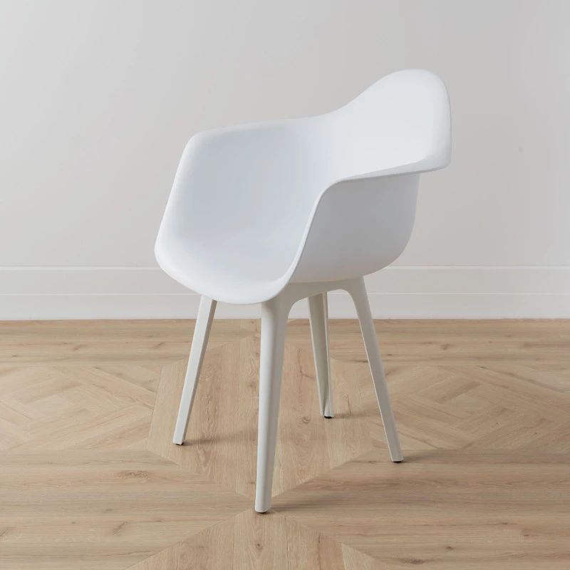 DERSTUHL Комплект стульев пластиковых 2 шт Plast White Eames (изображение №6)
