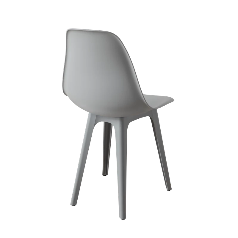 DERSTUHL Комплект стульев пластиковых 4 шт Plast Grey Eames (изображение №6)