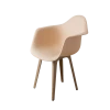 DERSTUHL Комплект стульев пластиковых 4 шт Plast Dark Beige Eames