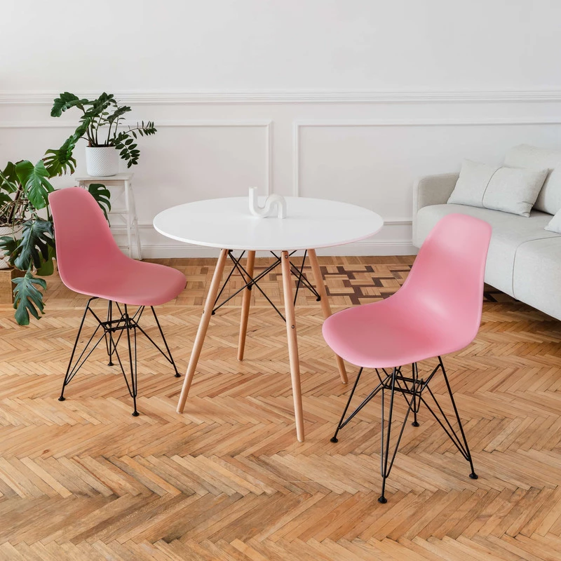 DERSTUHL Комплект стульев пластиковых 2 шт Black Eames (изображение №2)