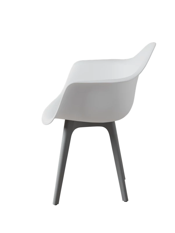 DERSTUHL Комплект стульев пластиковых 4 шт Plast Grey Eames (изображение №4)