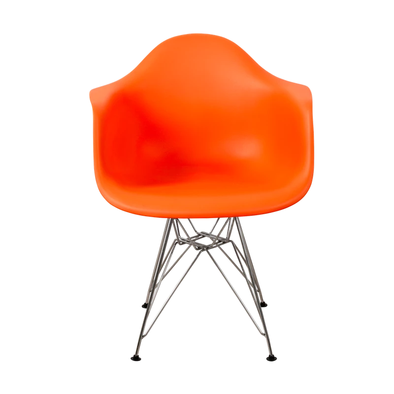 DERSTUHL Комплект стульев пластиковых 4 шт Chrom Eames (изображение №3)