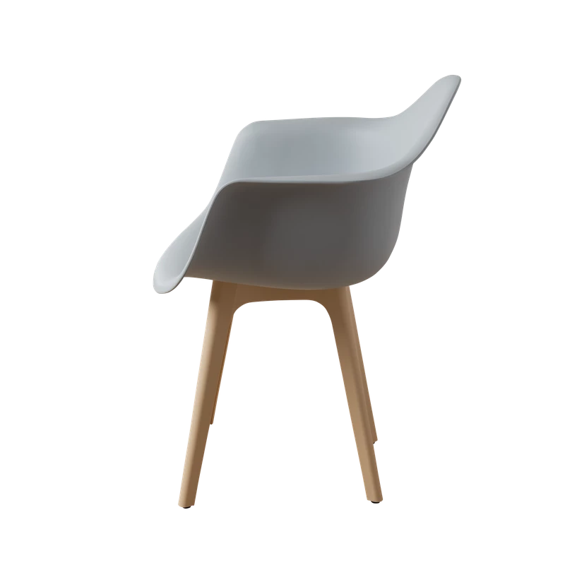 DERSTUHL Стул-кресло из пластика Plast Beige Eames (изображение №4)
