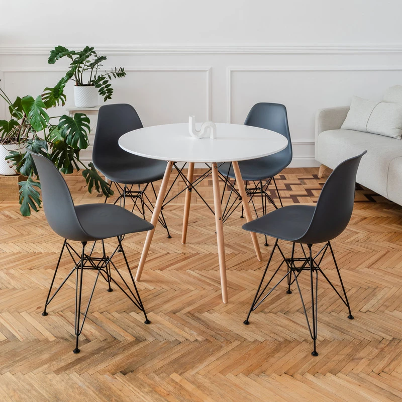 DERSTUHL Комплект стульев пластиковых 2 шт Black Eames (изображение №2)