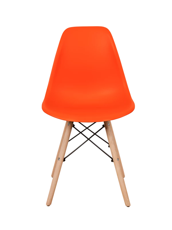 DERSTUHL Комплект стульев пластиковых 4 шт Wood Eames (изображение №3)