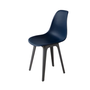 DERSTUHL Комплект стульев пластиковых 4 шт Plast Dark Grey Eames