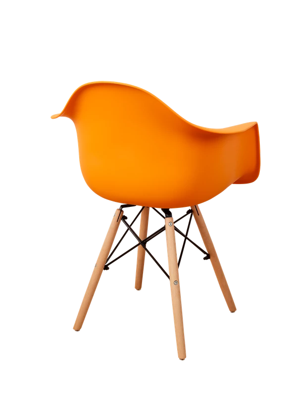 DERSTUHL Комплект стульев пластиковых 2 шт Wood Eames (изображение №5)