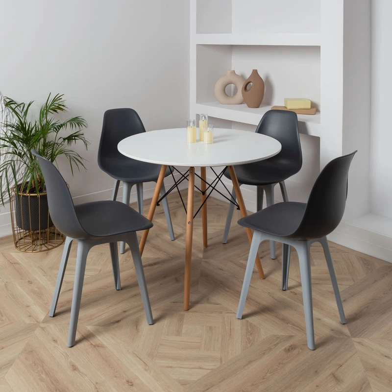 DERSTUHL Стул пластиковый Plast Grey Eames (изображение №2)