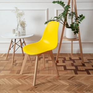 Второе фото. DERSTUHL Комплект стульев пластиковых 4 шт Grand Wood Eames