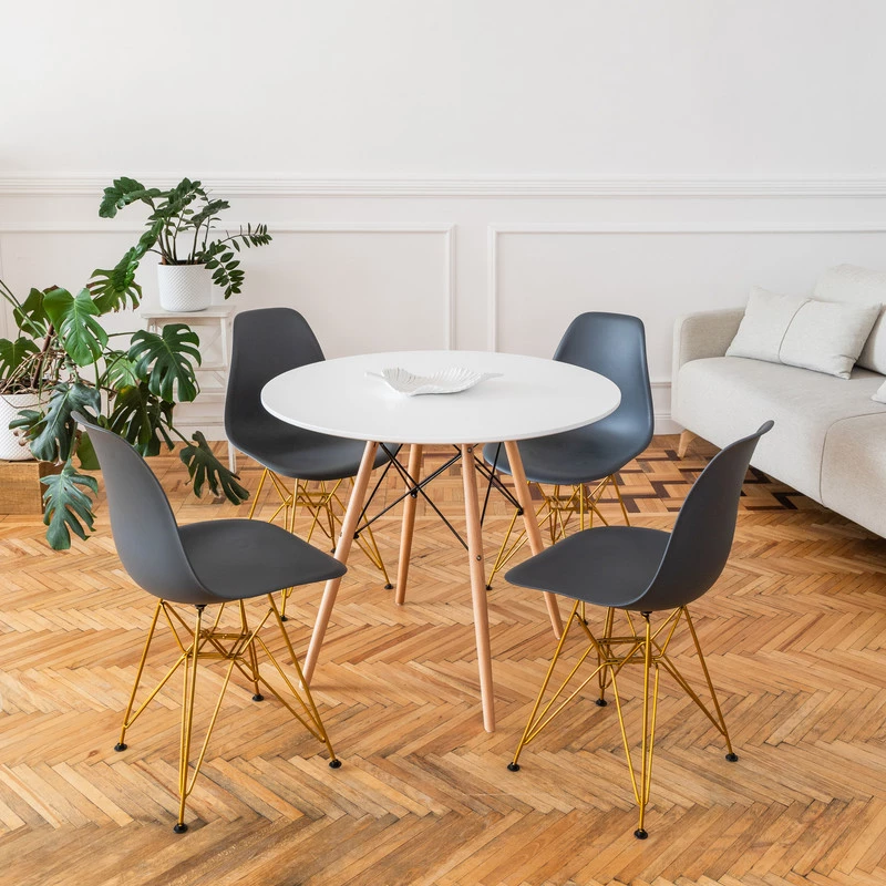 DERSTUHL Комплект стульев пластиковых 2 шт Gold Eames (изображение №2)
