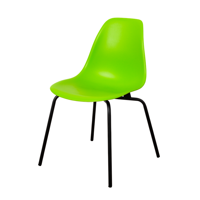 DERSTUHL Комплект стульев пластиковых 2 шт Elegant Black Eames