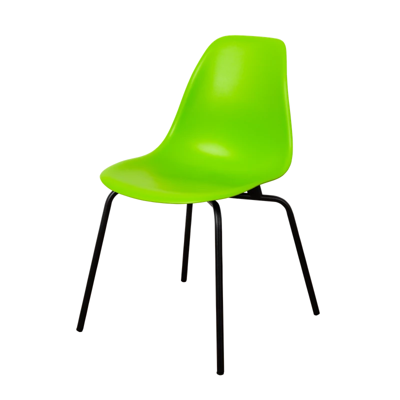 DERSTUHL Комплект стульев пластиковых 2 шт Elegant Black Eames (изображение №1)