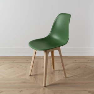 Второе фото. DERSTUHL Комплект стульев пластиковых 4 шт Plast Beige Eames