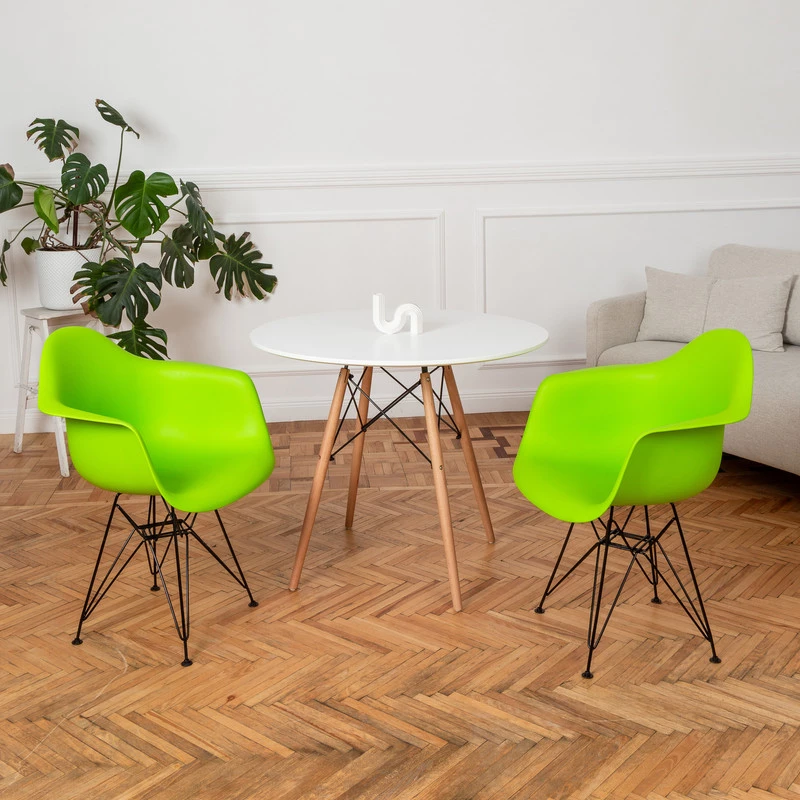 DERSTUHL Комплект стульев пластиковых 4 шт Black Eames (изображение №2)