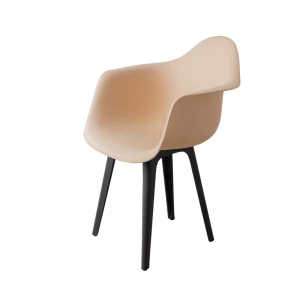 DERSTUHL Комплект стульев пластиковых 2 шт Plast Dark Grey Eames