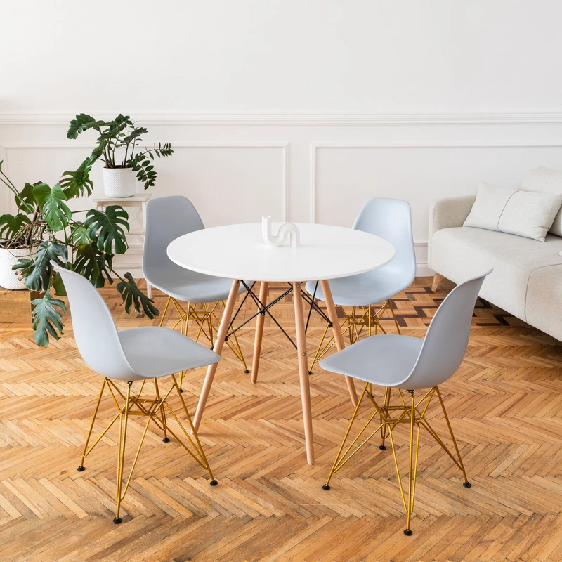 DERSTUHL Комплект стульев пластиковых 2 шт Gold Eames (изображение №2)