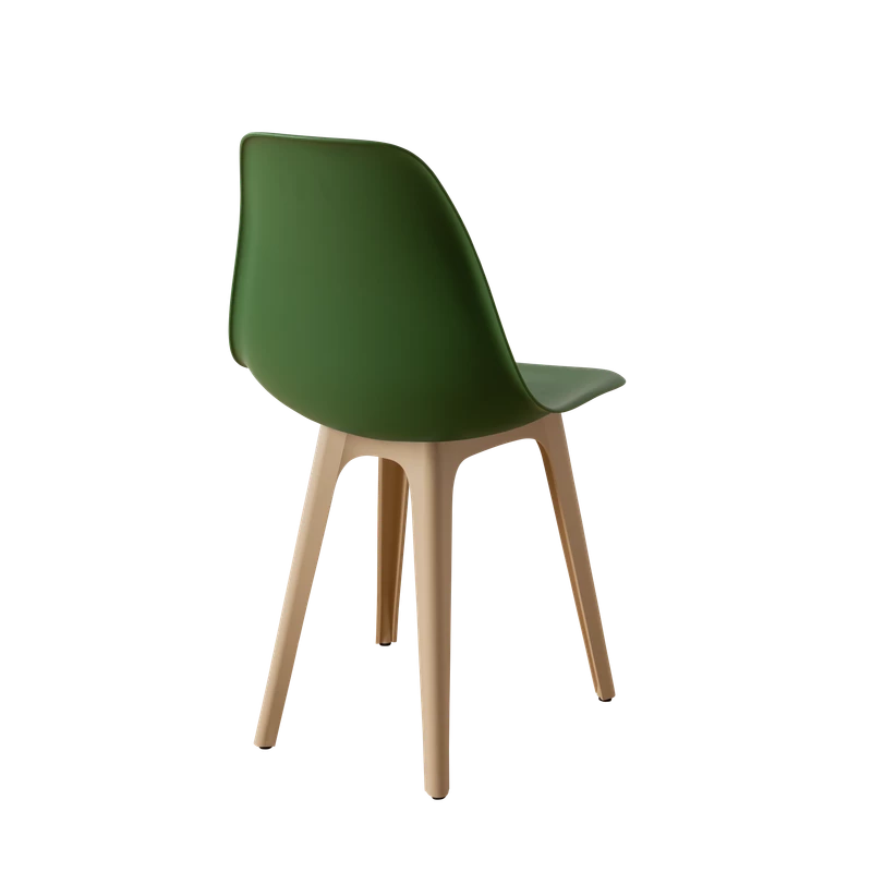 DERSTUHL Комплект стульев пластиковых 2 шт Plast Beige Eames (изображение №5)