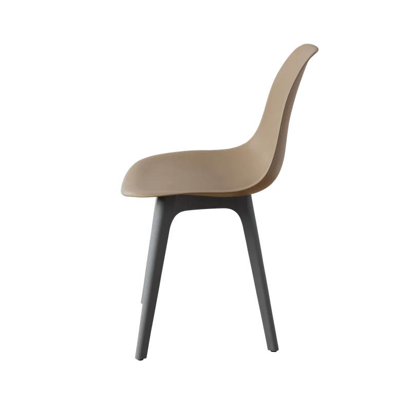 DERSTUHL Комплект стульев пластиковых 2 шт Plast Grey Eames (изображение №4)