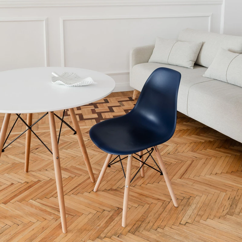 DERSTUHL Комплект стульев пластиковых 4 шт Wood Eames (изображение №6)