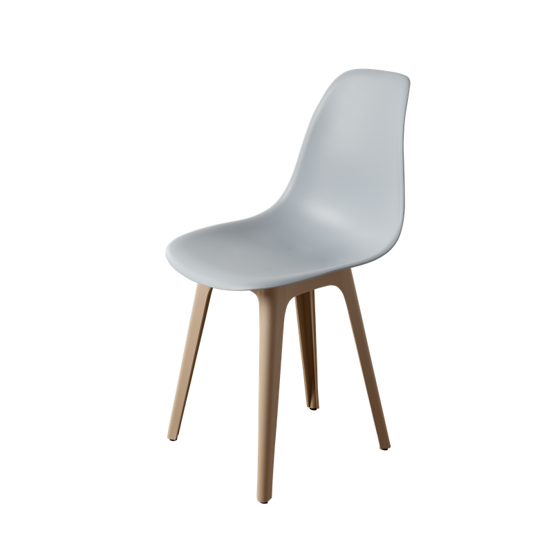 DERSTUHL Стул пластиковый Plast Dark Beige Eames