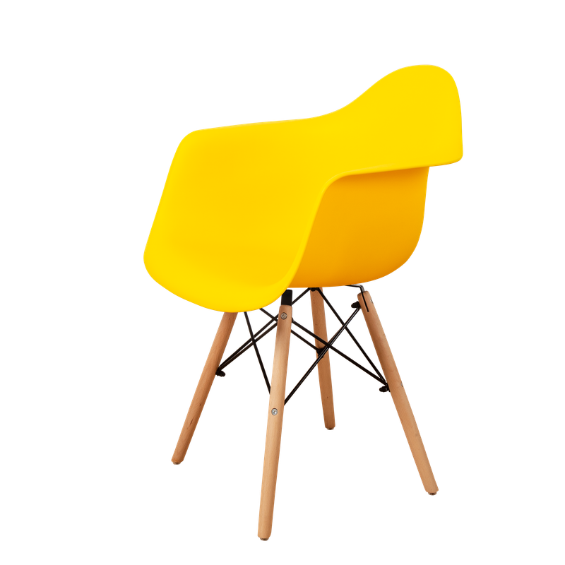 DERSTUHL Комплект стульев пластиковых 2 шт Wood Eames