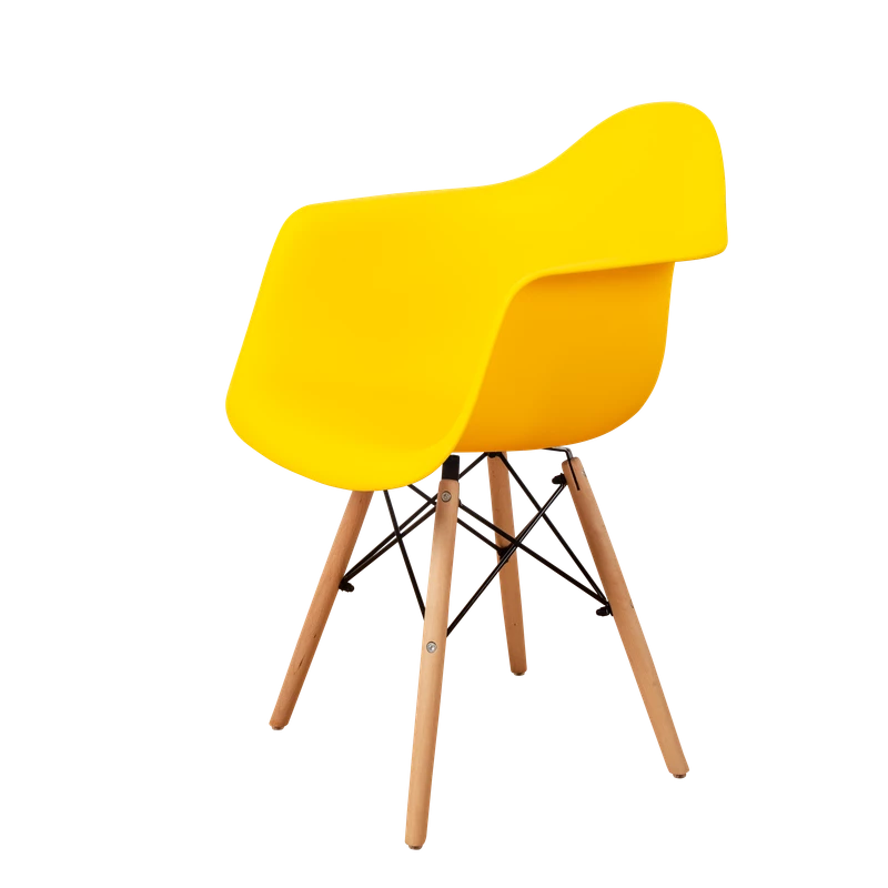 DERSTUHL Комплект стульев пластиковых 2 шт Wood Eames (изображение №1)