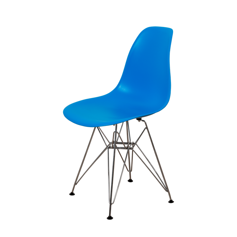 DERSTUHL Комплект стульев пластиковых 4 шт Chrom Eames
