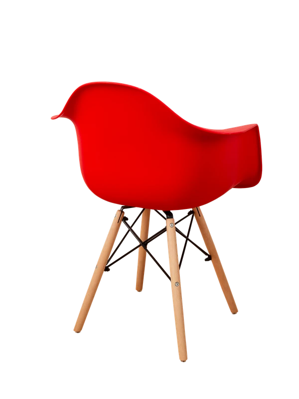 DERSTUHL Комплект стульев пластиковых 2 шт Wood Eames (изображение №5)