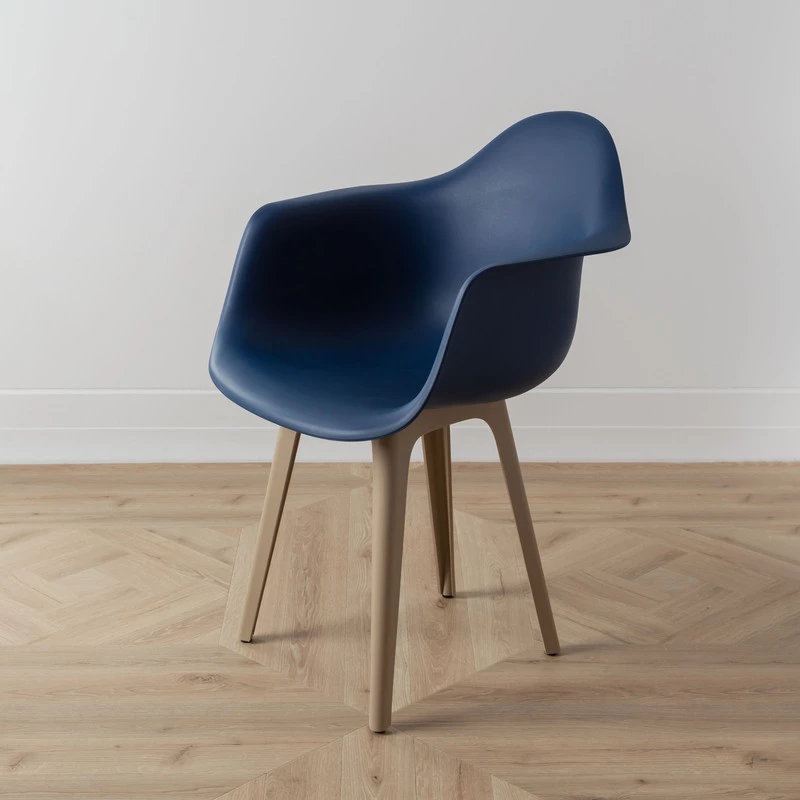 DERSTUHL Стул-кресло из пластика Plast Dark Beige Eames (изображение №6)