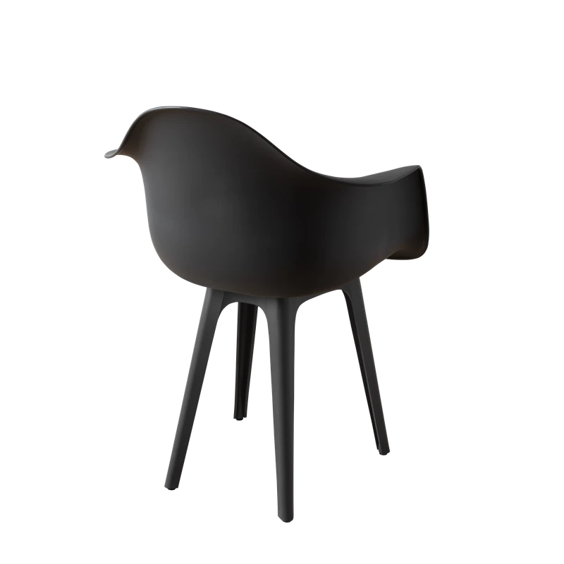 DERSTUHL Стул-кресло из пластика Plast Dark Grey Eames (изображение №5)