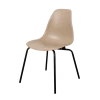 DERSTUHL Комплект стульев пластиковых 2 шт Elegant Black Eames